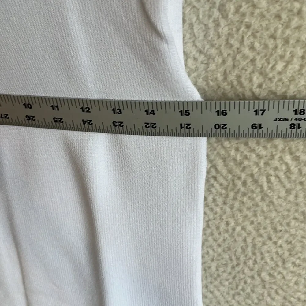 J Crew Sleeveless sweater-dress in stretch viscose blend Womens Small White - Picture 5 of 10